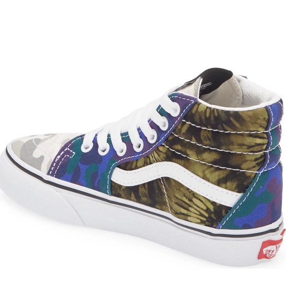 VANS AUTHENTIC SK8-HI Camocollage Multi Boys size 1.0 BACK TO SCHOOL SALE! - Picture 4 of 7